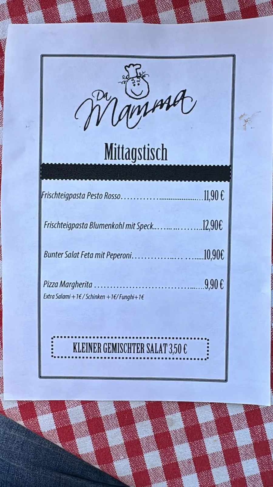 Originalfoto der Karte